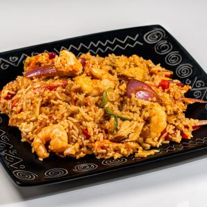 Yakimechi Vegetariano  (arroz frito con verduras salteadas y champignon)